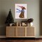 Windswept Fox by Fab Funky 23-in. W x 28-in. H. Canvas Wall Art Print Framed